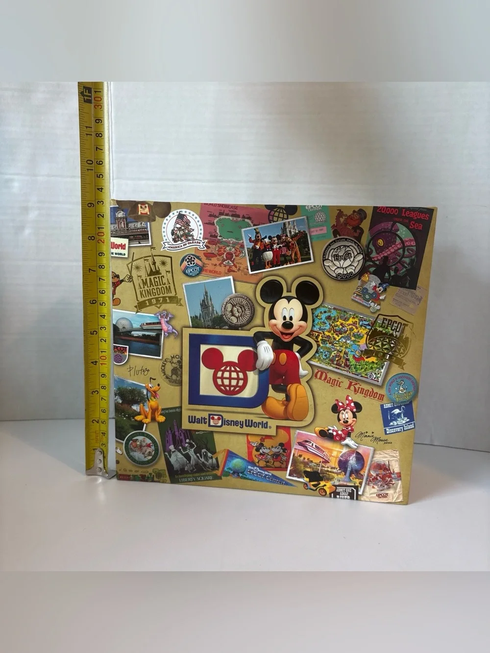 Walt Disney World 40th Anniversary Mickey Photo Album Vacation Memory Scrapbook